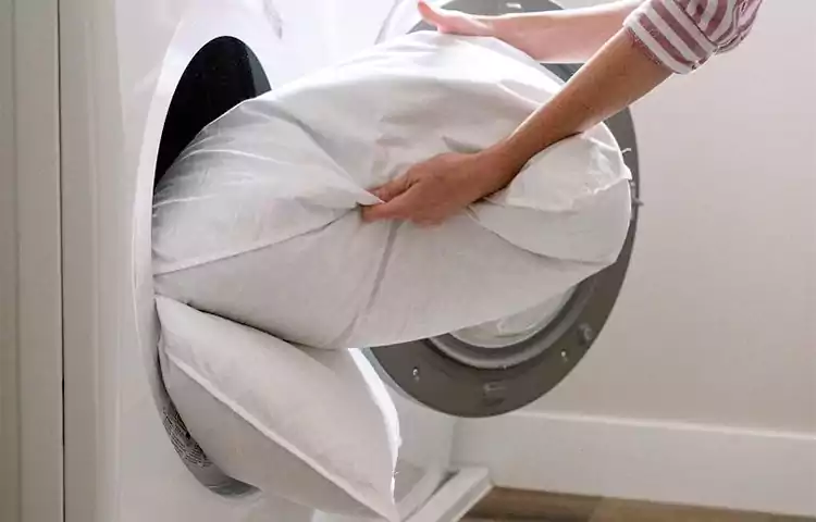 شستشوی بالش در ماشین لباسشویی